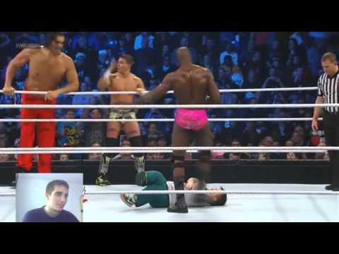 WWE Great Khali team & Tyson team vs Titus team & Epico Team 2012.12.14