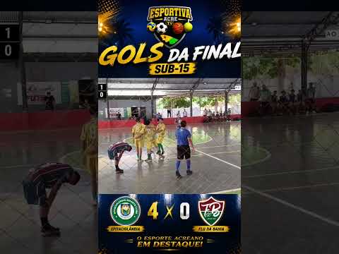 #gols - Epitaciolândia 4x0 Fluminense da Bahia | Estadual Futsal Sub-15 ⚽ #futsal #futebol #acre