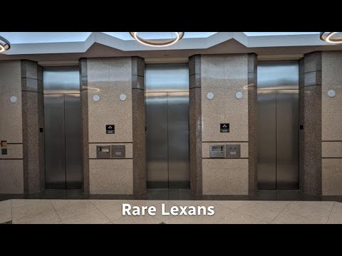 Rare Otis New Lexan traction elevators at International Gateway in Tysons VA