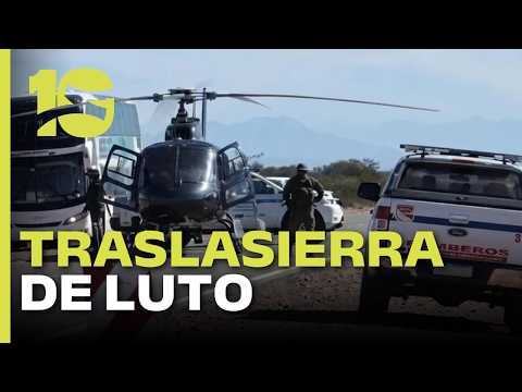 Traslasierra de luto por la muerte de dos bomberos