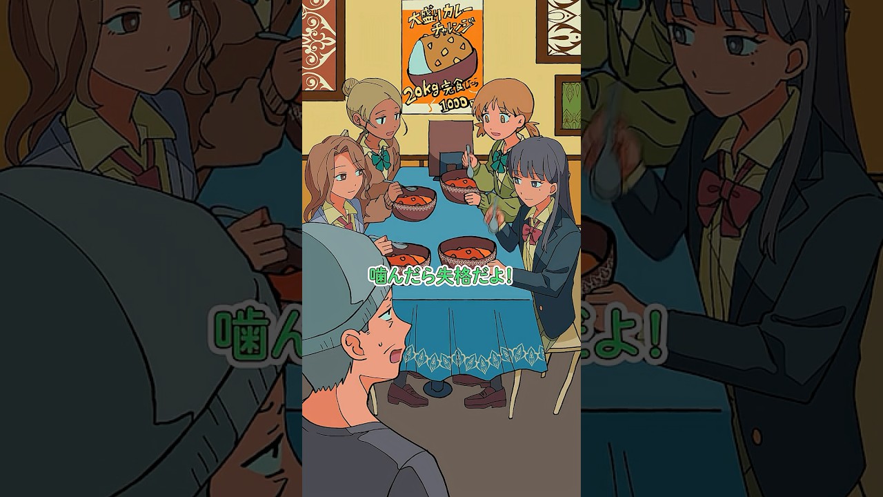 女子高生が大食いチャレンジした末路… #パラ高