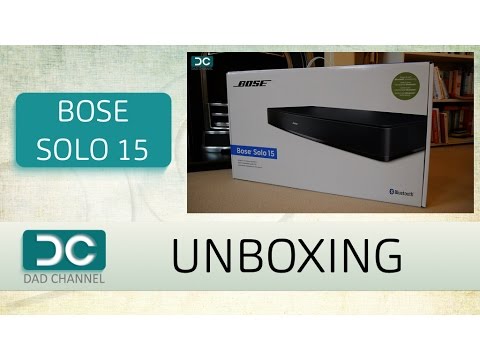 Unboxing BOSE Solo 15 Soundbase