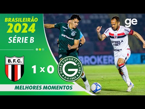 BOTAFOGO-SP 1 X O GOIÁS | MELHORES MOMENTOS | 25ª RODADA BRASILEIRÃO SÉRIE B 2024 | ge.globo