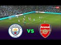 Manchester City vs Arsenal - Premier League 23/24 Full Match - Video Game Simulation