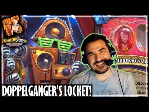 DOPPELGANGER'S LOCKET IS SO MUCH FUN! - Hearthstone Battlegrounds