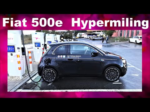 Fiat 500e Hypermiling - Sauwetter verhagelt den Verbrauch