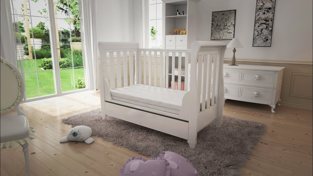 Babymore Eva Cot Convert To Bed Assembly