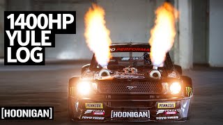 Ken Block’s Twin Turbo 1400HP Fireplace aka Hoonigan Yule Log. (2 Hrs of Hoonicorn Spitting Fire)