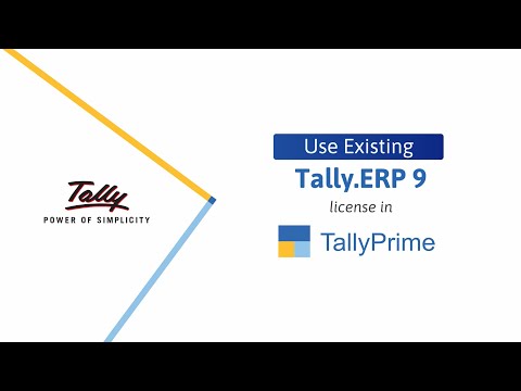 How to Use Existing Tally.ERP 9 License & TallyPrime?