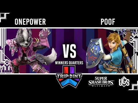Tripoint Smash 142  -  Winners Quarters  -  onepower(Wolf) Vs. poof(Link)