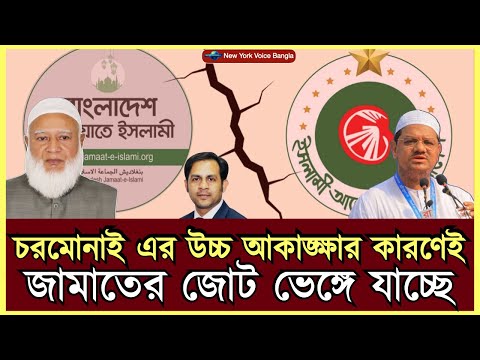 চরমোনাই এর উচ্চ আকাঙ্ক্ষার কারণেই জামাতের জোট ভেঙ্গে যাচ্ছে #MdNazmulHasanBabu #NewYorkVoiceBangla