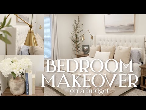 DIY MASTER BEDROOM MAKEOVER ON A BUDGET 2022 | BEDROOM DECORATING IDEAS FT. TWOPAGES
