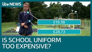 Cost of school uniform pushing parents into debt | ITV News
