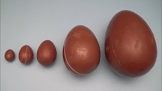Learn Sizes with Surprise Eggs! Opening Kinder Sur