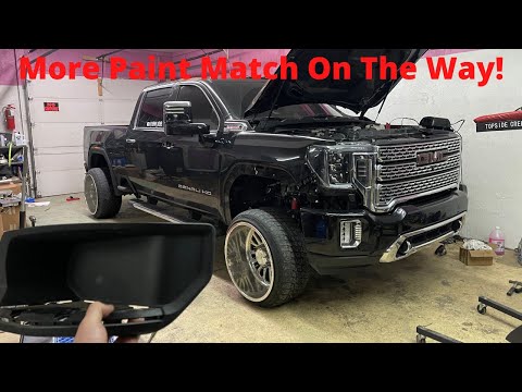 2020 GMC Bed Step And Fender Flare Removal (Getting Ready For Paint Matching!)
