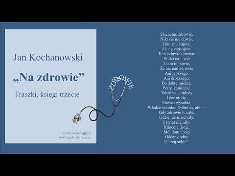 Na zdrowie I Jan Kochanowski I do nauki na pamięć