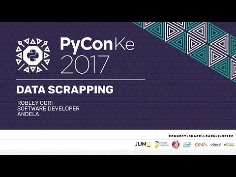 PyCon-KE 17 - Data Scrapping an Analysis with Python - Robley Gori