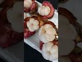 LOOK LIKE FLOWER LITTLE BUT EXPENSIVE Mangosteen Satisfying Fruits Ytshorts Shorts Asmr