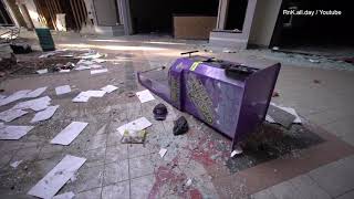 Video shows destroyed store fronts, broken glass in East Hills Mall