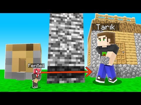 YAPI KAPIŞMALARINDA KÜÇÜLME İLE TROLLEDİM - Minecraft