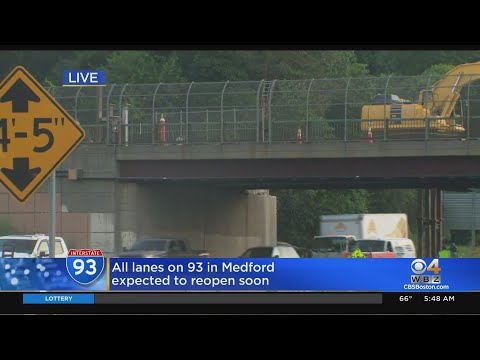 Part Of I-93 South In Medford Still Closed For Bridge Repairs