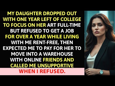 My Daughter Dropped Out With One Year Left of College to Focus on Her Art Full-Time But Refused...