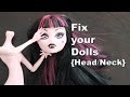 How to repair restore  fix Barbie, Monster High and EAH broken [Head / Neck] (Severe damage)