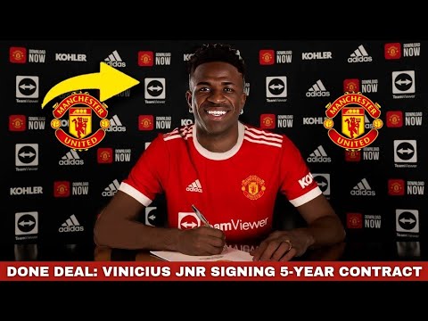 MANCHESTER UNITED SHOCK: VINÍCIUS JR SIGNS 5-YEAR DEAL IN MASSIVE WINTER TRANSFER