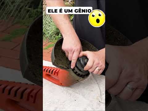 Trocando fio de nylon do aparador tramontina #shorts #tramontina