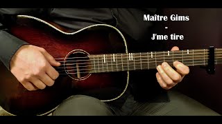 How to play MAÏTRE GIMS - J'ME TIRE  Acoustic Guitar Lesson - Tutorial