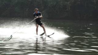 preview picture of video 'B-Dog Water Skiing!'