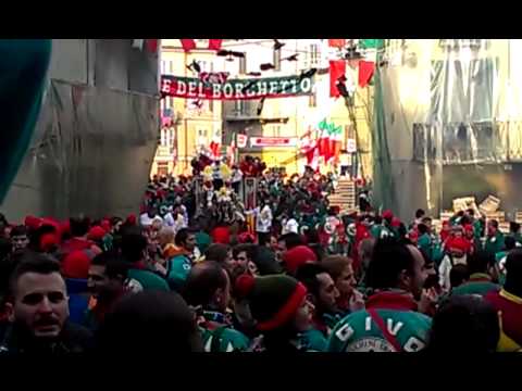 I Tuchini durante il tiro martedí - Carnevale 2013