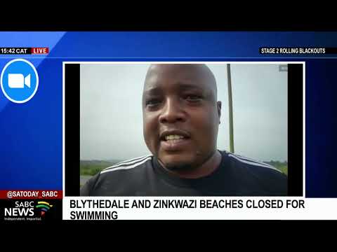 Zinkwazi and Blythedale beaches in KwaZulu-Natal closed for swimming