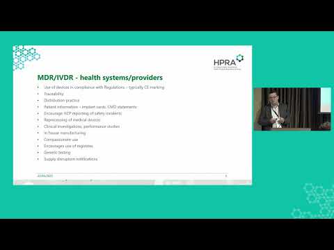 Overview of regulatory requirements for medical devices and IVDs: Part 1