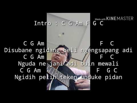 Cord lyrik lagu Raja band - kaliwat rengka ( cover )