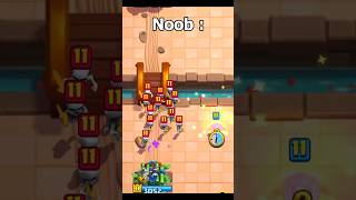 Noob vs Pro ahh moment 🥀 #clashroyale