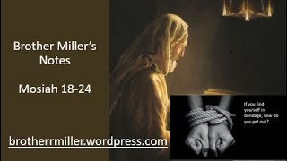 Come, Follow Me, Mosiah 18-24