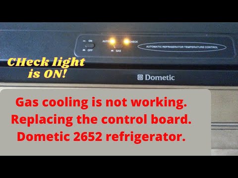 Gas / LP cooling is not working, but 110v shore power works?  Dometic 2652 Check light is ON too.