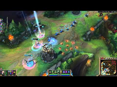 Singed vs Renekton top, ranked placement match, League of Legends 5.03