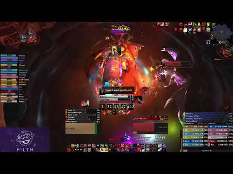 F I L T H (US - Frostmourne) vs Mythic Varimathras - Fury Warrior PoV