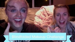 BLINDFOLDED MAKEUP CHALLENGE | Jennaheartsyou