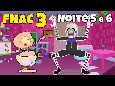 Mongo e Drongo em Five Nights at Candy's 3 - Noite 5 e 6.  Em que tudo chega ao fim. Desenho animado