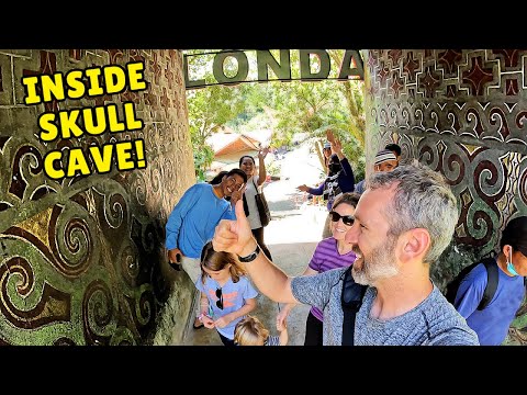 TOUR pelas CAVERNAS ENTERRO DE LONDA em Tana Toraja, Indonésia 🇮🇩 | Sulawesi do Sul | Cemitério de Tana Toraja