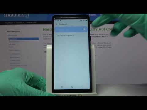 How to Add Bluetooth Device to SAMSUNG Galaxy A01 Core -  Set Up Bluetooth