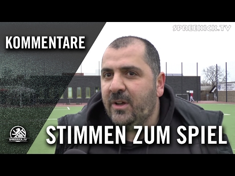 Murat Tik (CFC Hertha 06) und Andreas Fricke (FC Internationale) - Die Stimmen zum Spiel