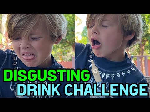 TWIN VS TWIN DISGUSTING DRINK CHALLENGE!!