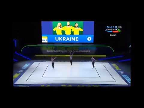 UKRAINE - SENIORS TRIO Aerobic Gymnastics European Championships 2019