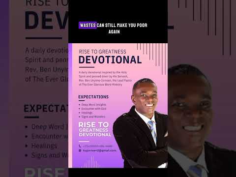 RISE TO GREATNESS DEVOTIONAL FOR TUESDAY 27 FEBRUARY 2024