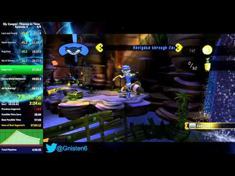 Sly Cooper: Thieves in Time (Sly 4) Episode 5 speedrun in 57:57