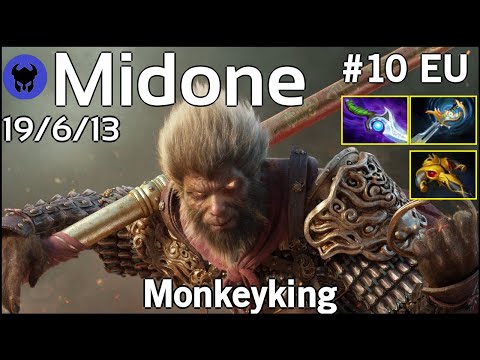 Midone [Secret] plays Monkeyking!!! Dota 2 7.22